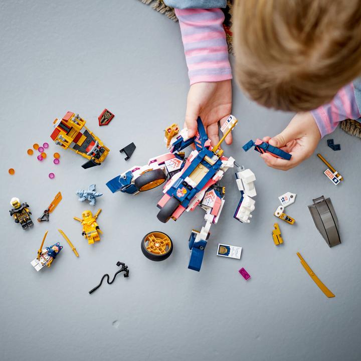 Image du produit LEGO Ninjago Le méca de Sora se transforme en vélo de course (71792). (71792, LEGO Ninjago)