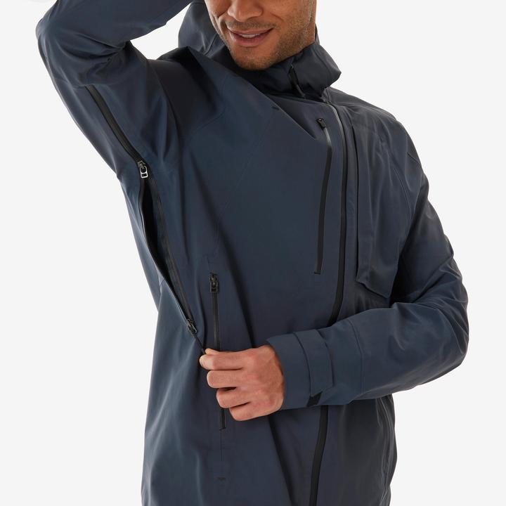Image du produit Quechua Veste de randonnée homme, MH900 gris (XXL)