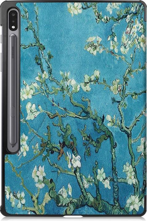 Image du produit Cover-Discount Galaxy Tab S7+ (12.4) - Étui intelligent à trois volets Fleurs (Galaxy Tab S7 FE)