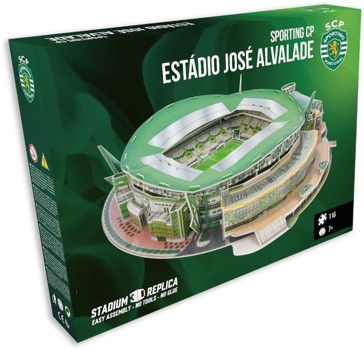 Actual product image Nanostad Sporting Lisboa Estádio José Alvalade Stadium 3D Puzzle (116 pieces)