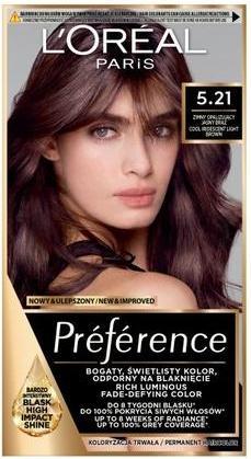 Image du produit L'Oréal Paris L'Oréal Preference Hair Color 521 Light Brown (521 Marron clair)
