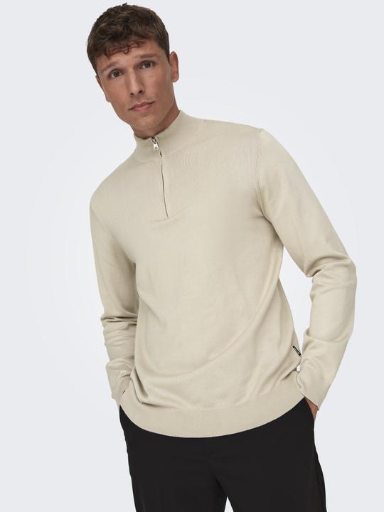 Produktbild Only & Sons Onswyler Life Reg 14 Half Zip Knit Noos (XS)