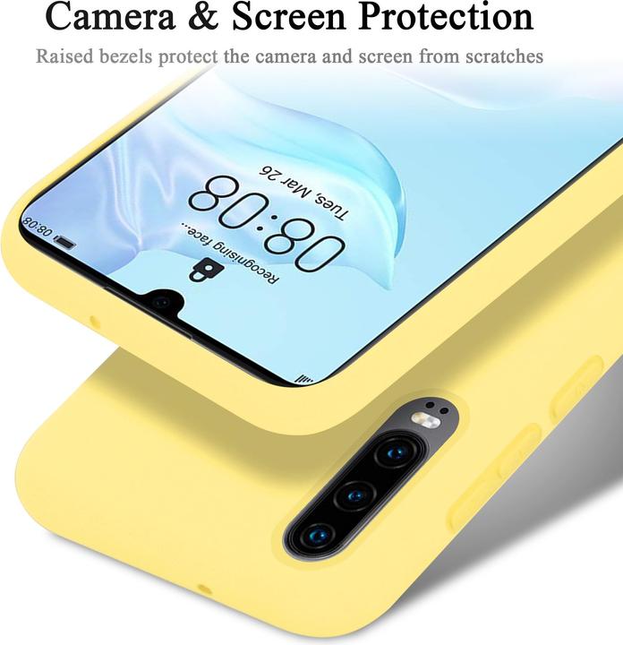 Immagine prodotto Cadorabo Copertura della cassa del silicone liquido TPU (Huawei P30)