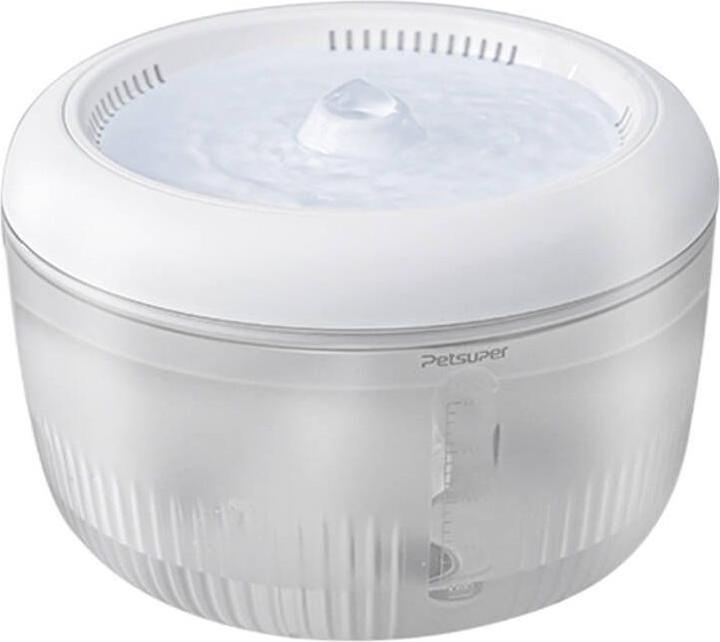 Produktbild Petsuper Intelligenter Wasserbrunnen für Haustiere2,5 l, Weiss (2.50 l)