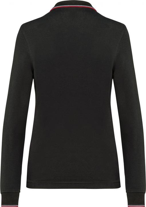 Produktbild Kariban Polo-Shirt aus Piqué-Strick langarm, Damen (XL)