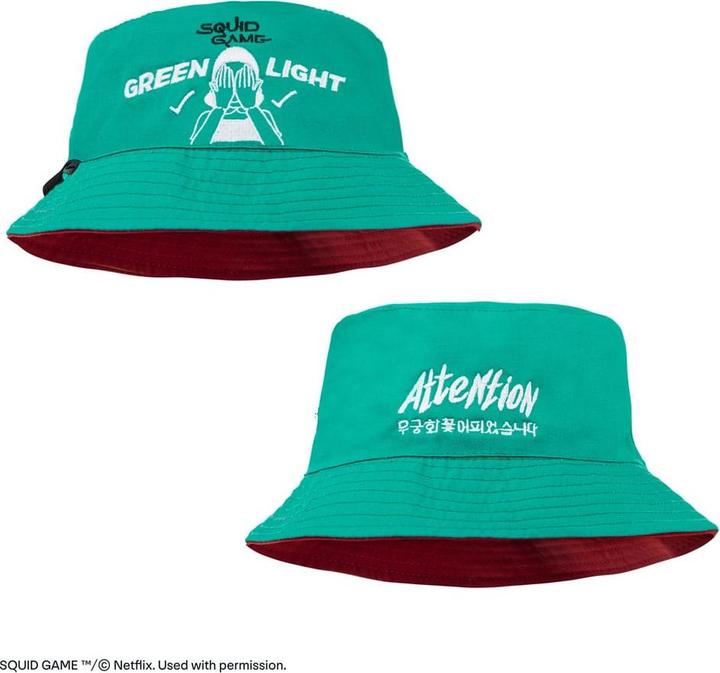 Image du produit Cinereplicas Chapeau de pêcheur Squid Game Red light, green light