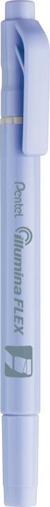 Produktbild Pentel Papiermarker illumina FLEX 1.0-3.5 mm, Pastell Blau (Blau, 3.50 mm, 1 x)