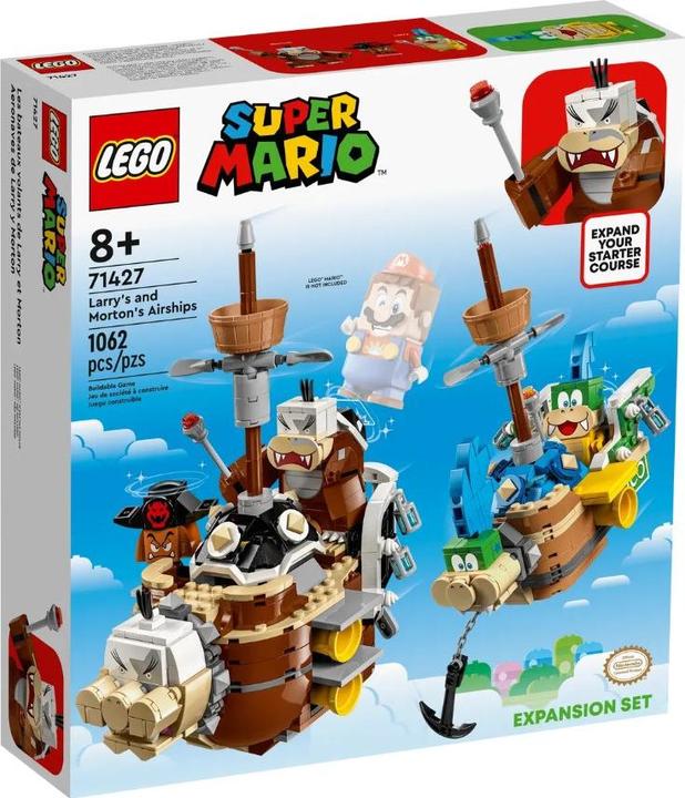 Image du produit LEGO 71427 Super Mario Larry et les galères aériennes de Morton - Kit d'extension (71427, LEGO Super Mario)