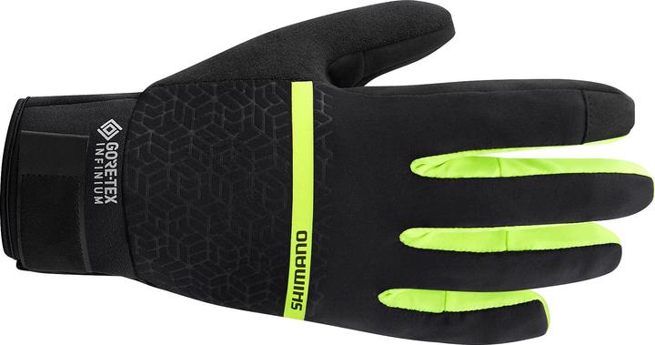 Shimano Unisex Infinium Insulated Gloves neon yellow