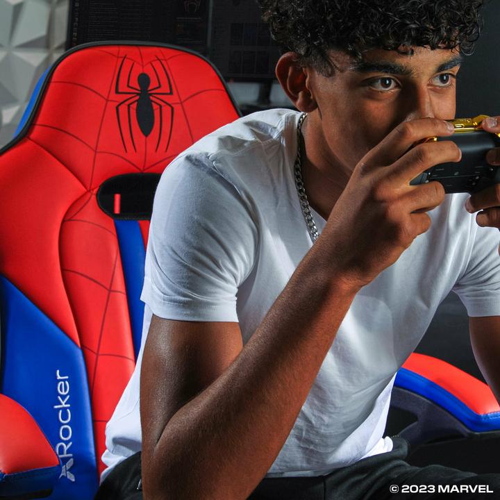 Image du produit X Rocker Fauteuil à piédestal Audio 2.1 Elite Marvel officiel Spider-Man