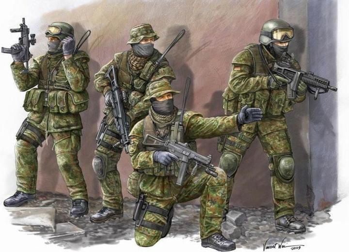 Produktbild Trumpeter Modern German KSK Commandos