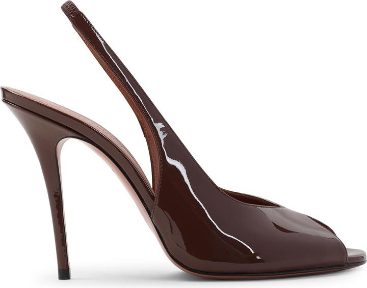 Produktbild Amina Muaddi With Heel Brown (40)