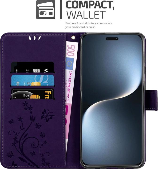 Produktbild Cadorabo Hülle für Honor Magic 7 Lite mit Blumen Muster (Honor Magic7 Lite)
