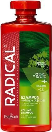 Farmona RADICAL Volumizing Shampoo für dünnes und empfindliches Haar 400ml (400 ml, Flüssiges Shampoo)