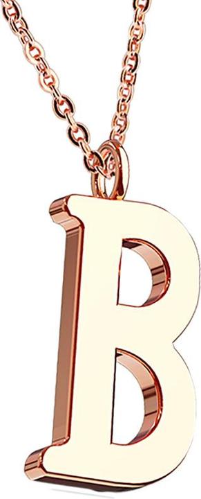 Produktbild Star Piercing Kette rosegold Anhänger Buchstabe B (ohne Messing, Chirurgenstahl 316L)