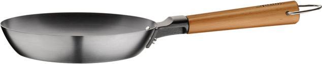 Actual product image Spring Frying Pan Arizona Carbon Steel Beech Wood Handle ø 20 cm (20 cm, Frying pan, Carbon steel)