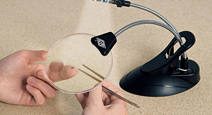 Image du produit Wedo Loupe de table avec éclairage LED