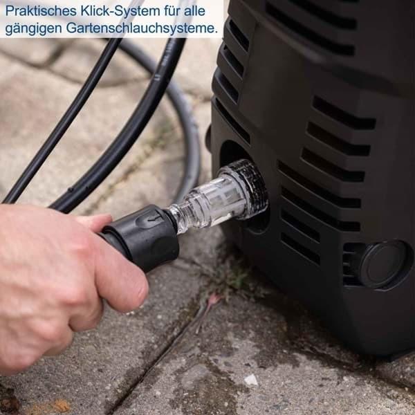 Actual product image Scheppach High-pressure cleaner 1400W, 110 bar incl. Quick-Connect system & accessories (Electrical connection)