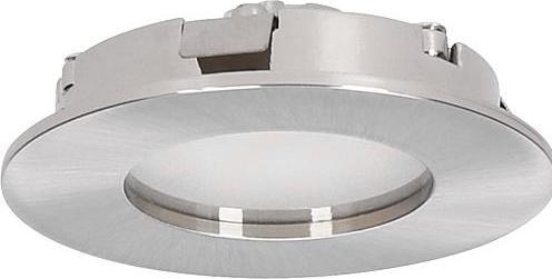 Actual product image Rolux LED recessed luminaire IP44 3W 3000Knickel brushed 24VDC, Abstr 120, DF1211 (190 lm)