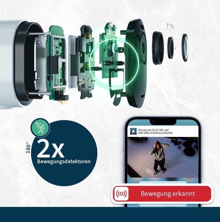 Productafbeelding Arlo Ultra 2 Spotlight camera, set van 2 (3840 x 2160 Pixels)