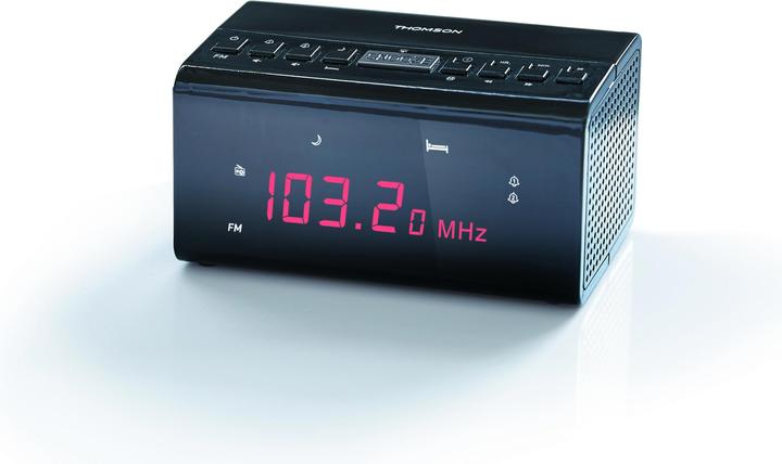 Immagine prodotto Thomson CR50 - Orologio - FM - Nero - AAA - AC - Batteria/Accumulatore - 130 mm