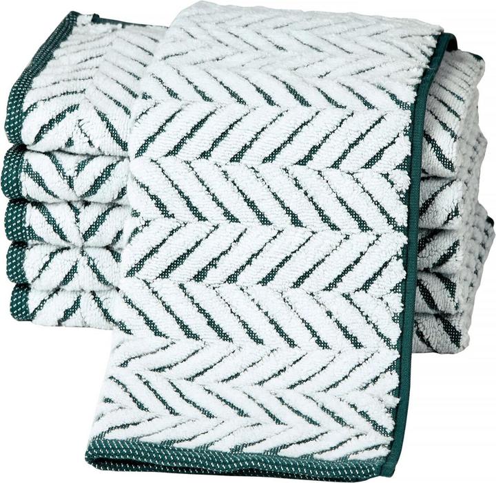 Image du produit Ross Serviettes Uni Sensual Skin 9002 motif torsadé avec chaîne de base colorée (30 x 50 cm)