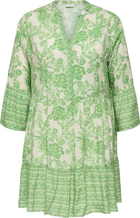 Only CARMARRAKESH Kurzes Kleid Tunika mit halber Knopfleiste