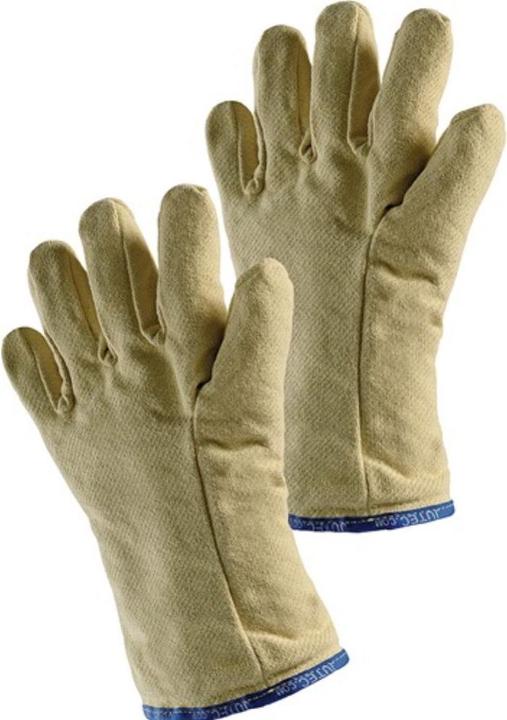 Produktbild Jutec Hitzeschutzhandschuhe 5-Finger m.Isolation Universalgrösse natur Aramidgewebe (10)