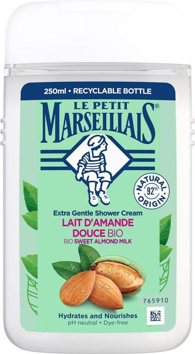 Immagine prodotto Le Petit Marseillais Crema doccia alle mandorle dolci 3 x 250 ml (750 ml)