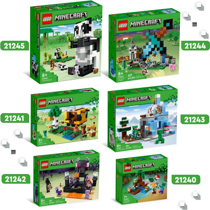 Actual product image LEGO 21244 The Sword Outpost (21244, LEGO Minecraft)