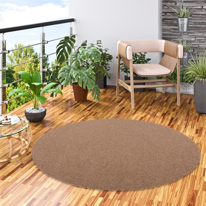 Produktbild Snapstyle Kunstrasen Rasenteppich mit Noppen Kingston Rund (100 x 100 cm)