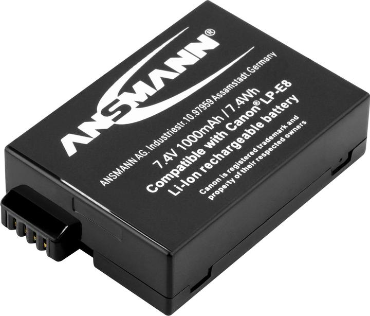 Ansmann Batterie Canon LP-E8 (Batterie de l'appareil photo)