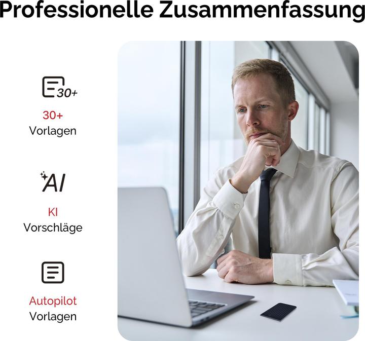 Actual product image Plaud Note AI-Recorder (64 GB)