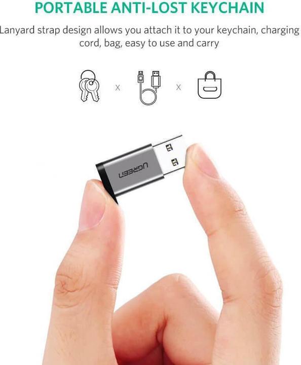 Actual product image Ugreen Jack Adapter (USB 3.0, 5 W)