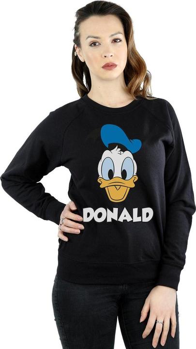 Image du produit Disney Femmes/Depuis Donald Duck Face Cotton Sweatshirt (L)