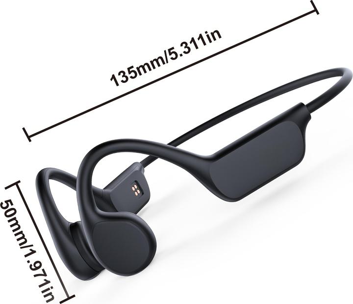 Immagine prodotto PhoneLook Bluetooth 5.4 Wasserdichte kabellose Knochenleitungs-Kopfhörer für Sport und Schwimmen mit 32 GB int (Senza fili)