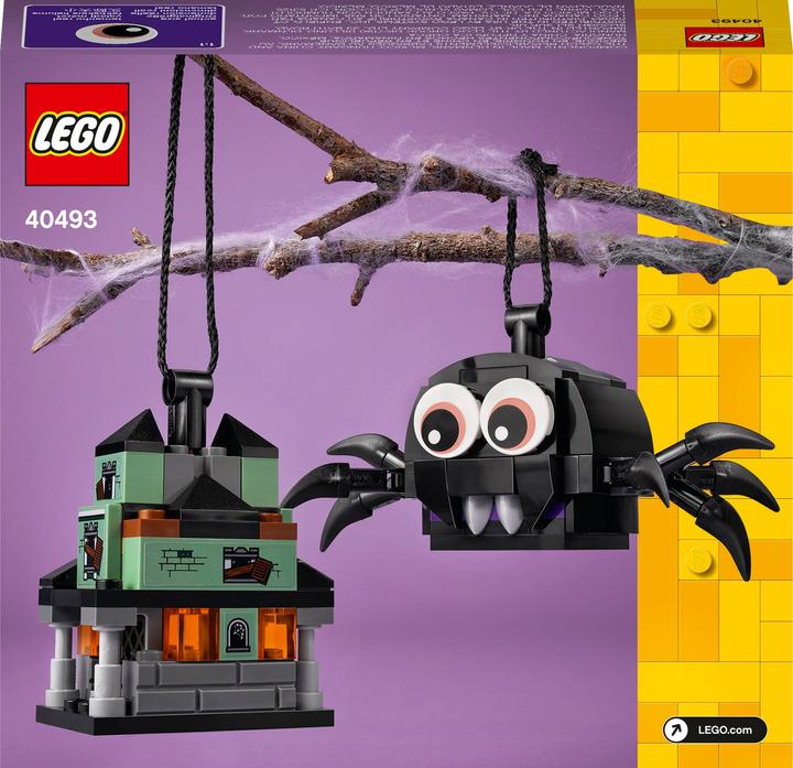 Image du produit LEGO Araignée et maison hantée Halloween (40493)