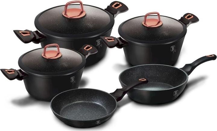 Actual product image BerlingerHaus Cookware (28 cm, Pan set + pot set, Stainless steel)