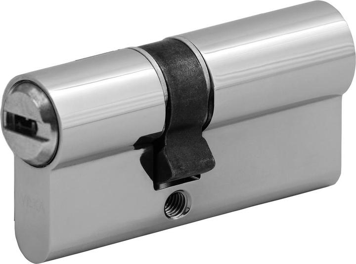 Actual product image Wilka Profile cylinder with Si card 3683 N+G, 26-45 mm, incl. 3 new silver spanners S3 (Profile cylinder)
