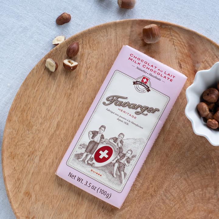 Produktbild Favarger Milchschokolade mit Haselnüssen (100 g)