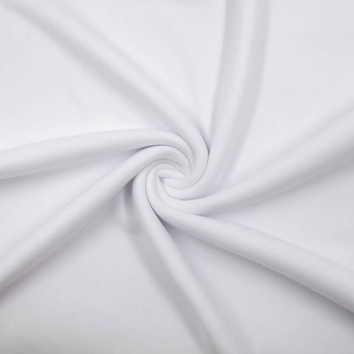 Actual product image Stoffrestposten Premium fleece - Snow white - Minimum order quantity: 1 metre