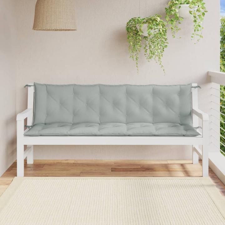 Image du produit VidaXL Coussins de banc de jardin 2 pcs. tissu (180 x 50 x 7 cm)