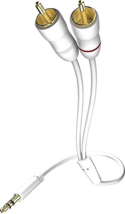 Actual product image Inakustik STAR stereo jack - 2x RCA (0.50 m, 3.5mm jack (AUX), Cinch)