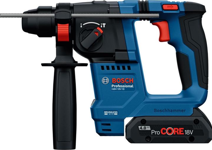 Productafbeelding Bosch Professional GBH 18V-18 Akku-Bohrhammer mit SDS plus (Oplaadbare batterij)