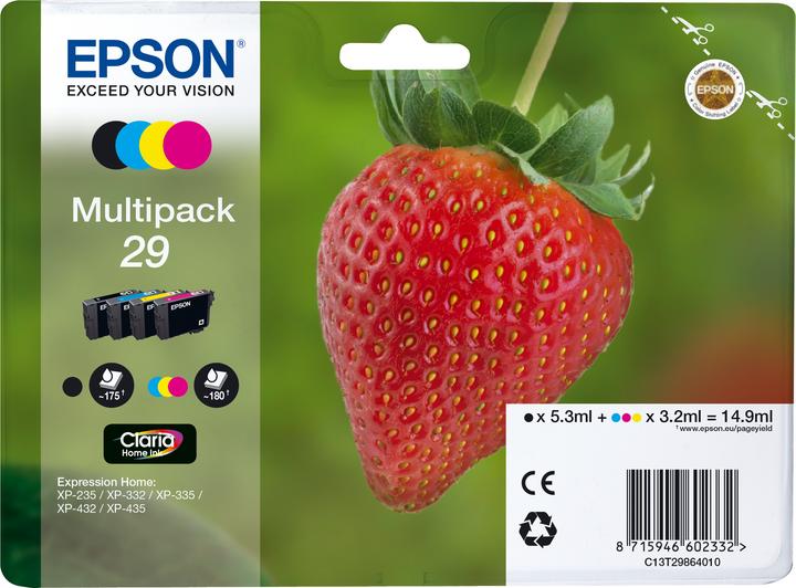 Actual product image Epson 29 Multipack (M, FC, C, Y)
