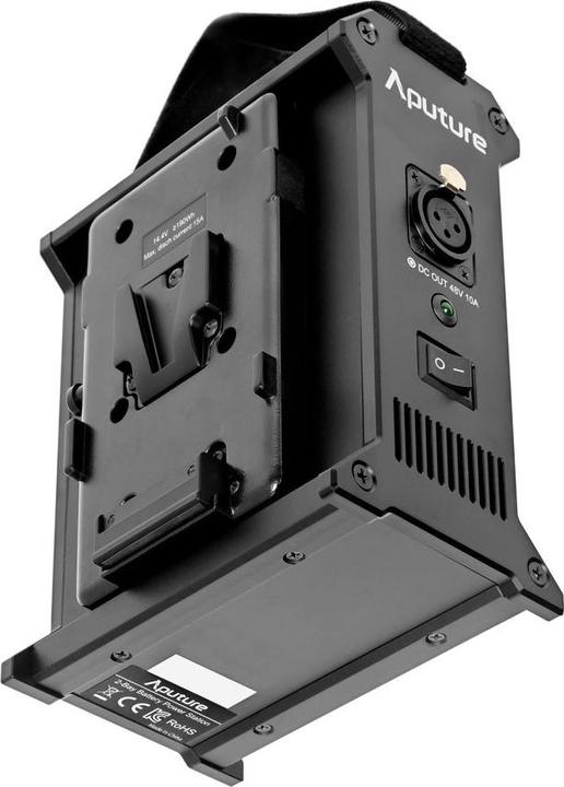 Actual product image Aputure 2-Bay Battery Power Station V-Mount Output 480w