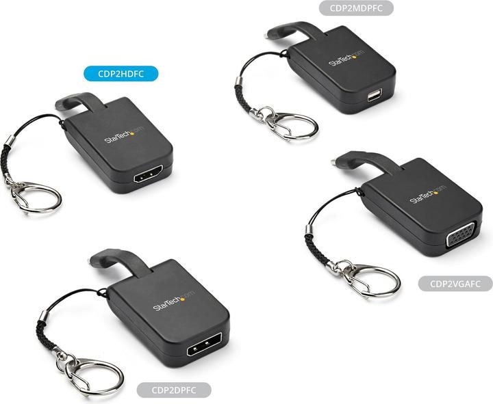 Actual product image StarTech USB Typ-C zu (HDMI, 4.80 cm)