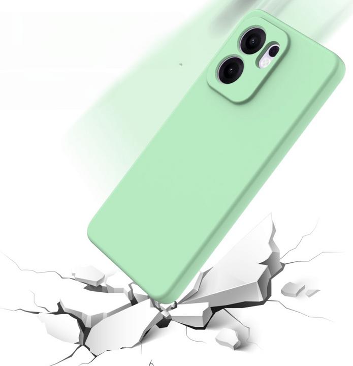 Actual product image Cover-Discount OPPO Reno13 F - Silikon Gummi Hülle mit Riemen (Oppo Reno 13 Pro)