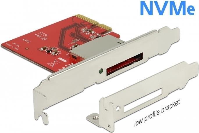 Actual product image Delock PCI Express > 1x external CFexpress slot (PCI-E x4)