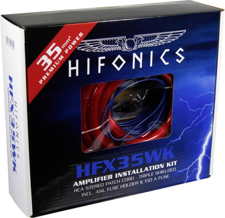 Hifonics Car HiFi Power Cable Set 35 mm², 35 mm², 0.5 mm²